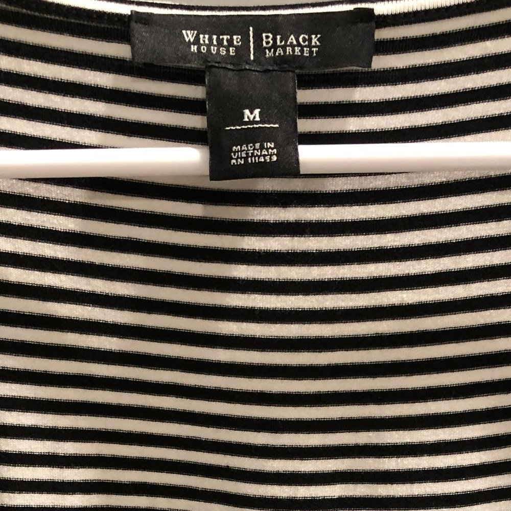 WHBM Ruffled Striped Top - Picture 6 of 6